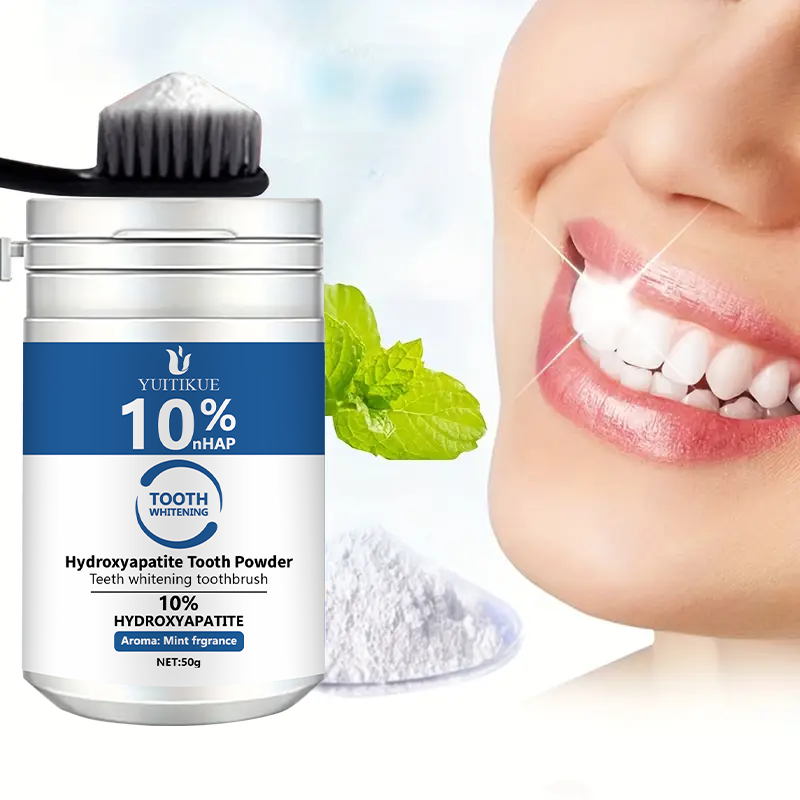 Teeth Whitening Results - YUTIKUE 10% nHAP Pó de Dentes
