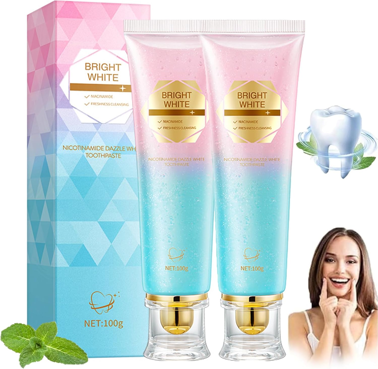 Remineralizing Toothpaste - 1/2/3 pçs niacinamida creme dental intensivo
