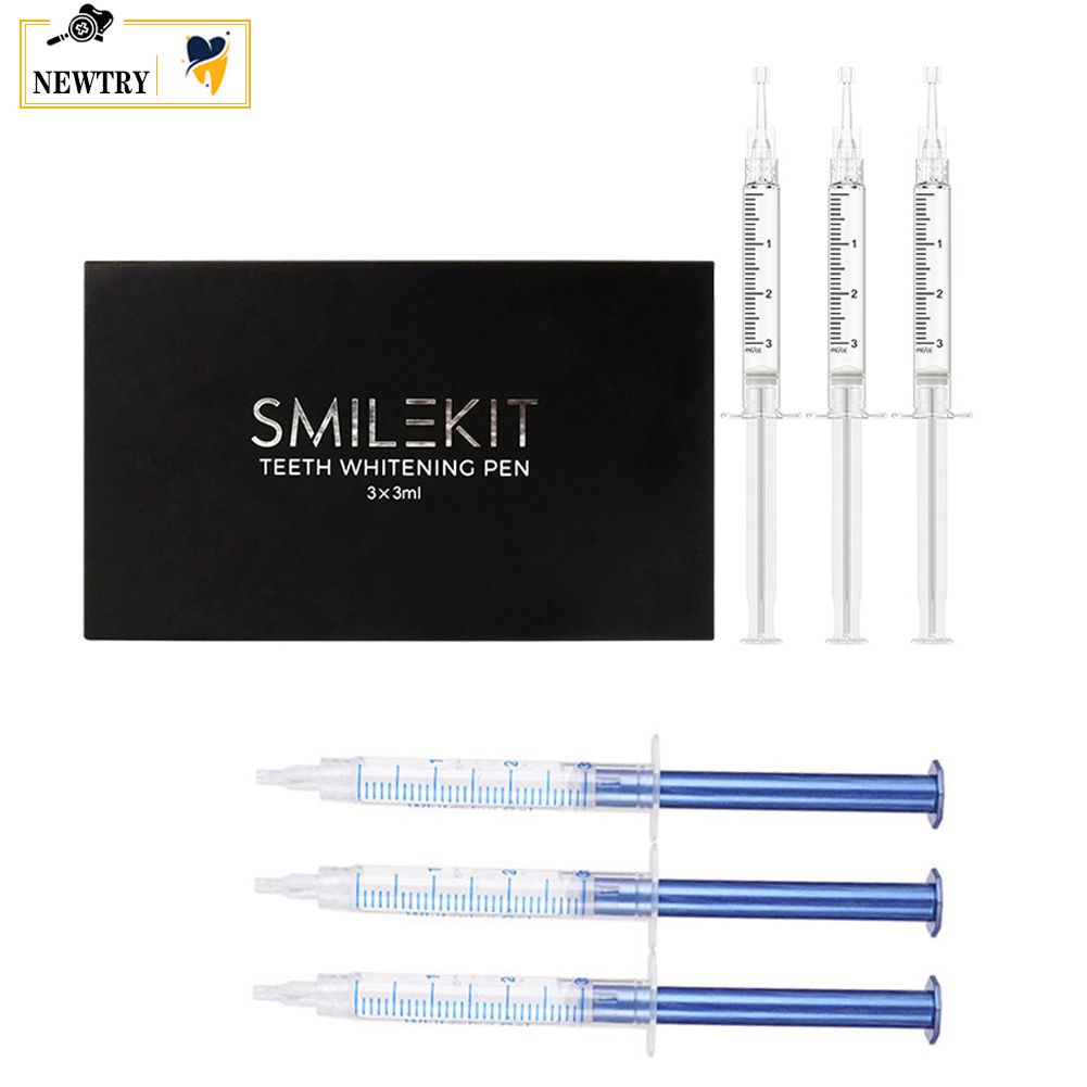 Teeth Whitening Results - Dentes branqueamento Gel com Boutique Gift