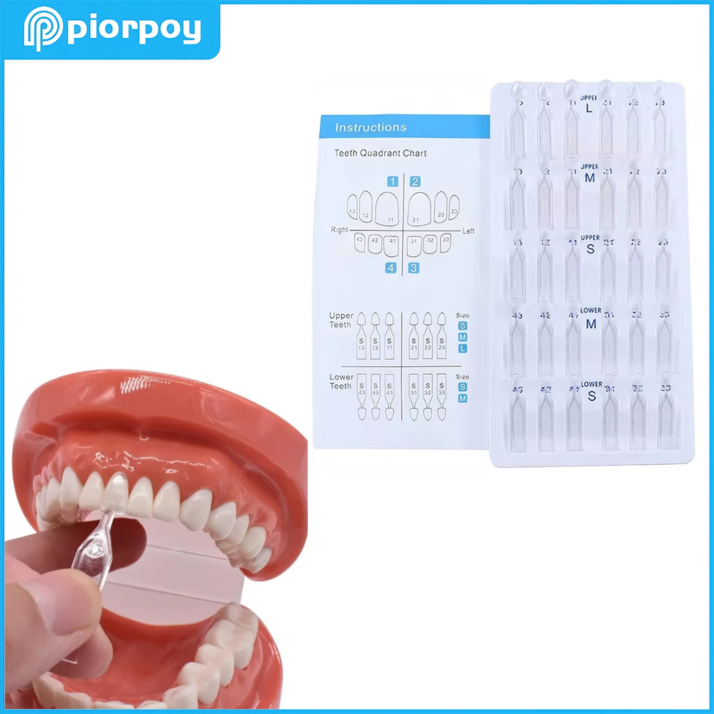 Teeth Whitening Moulds - Piorpoy resina composta dentária folheados molde