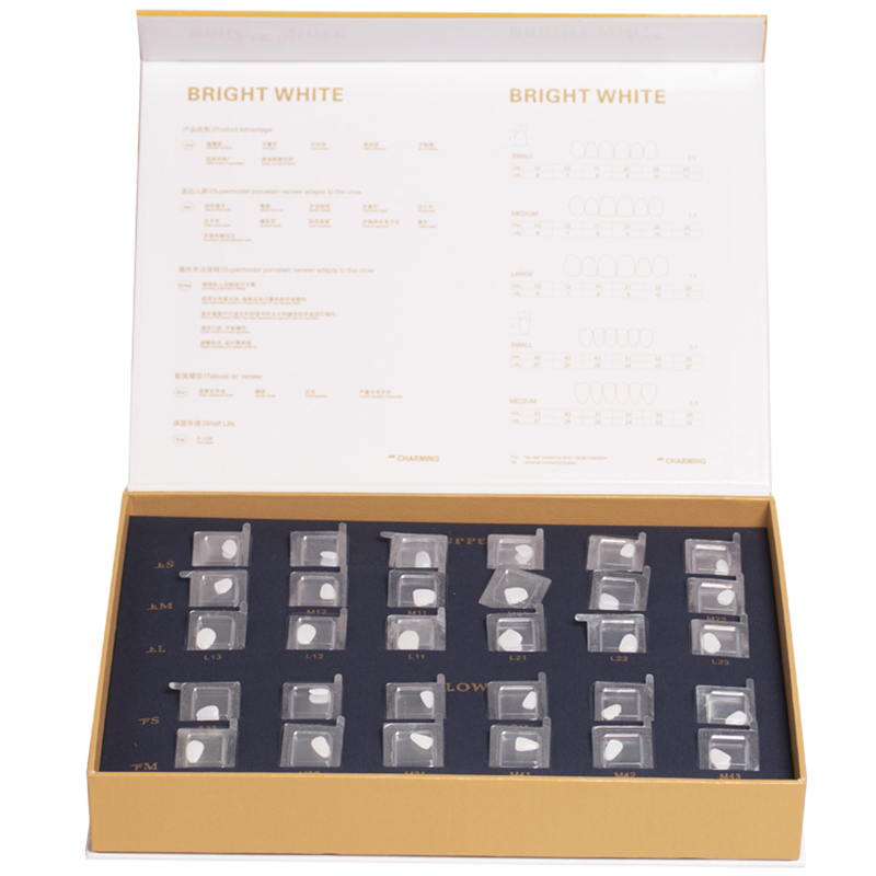 Teeth Whitening Veneers - Folheados de porcelana compostos dentários, resina