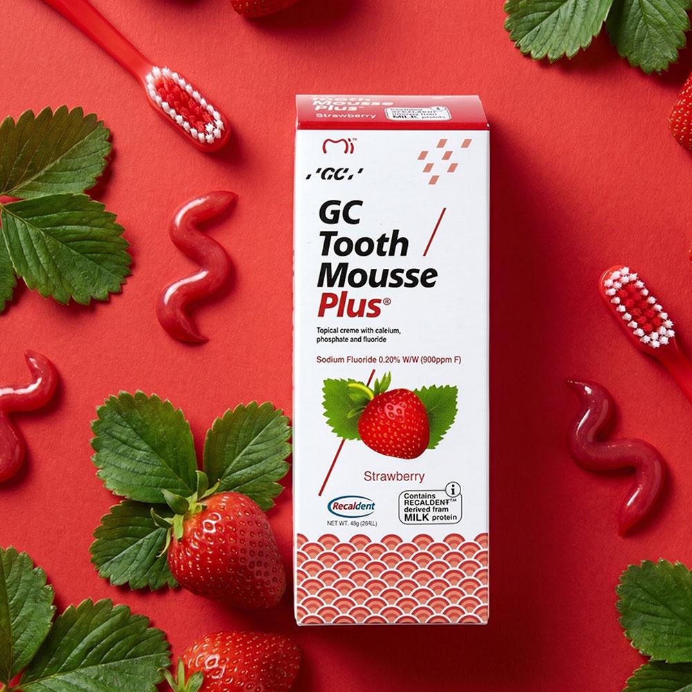Remineralizing Toothpaste - Mousse Dental Remineralizante Plus Sabor Morango