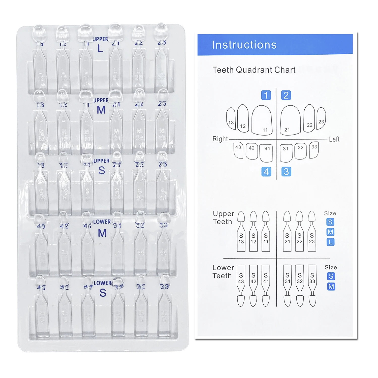 32 pçs/set kit de molde folhea - Teeth Whitening Moulds avaliação e preço
