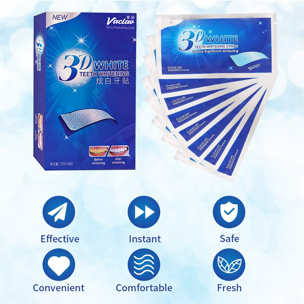Kit de Clareamento Dental 3D c - Whitening Strip 3D avaliação e preço