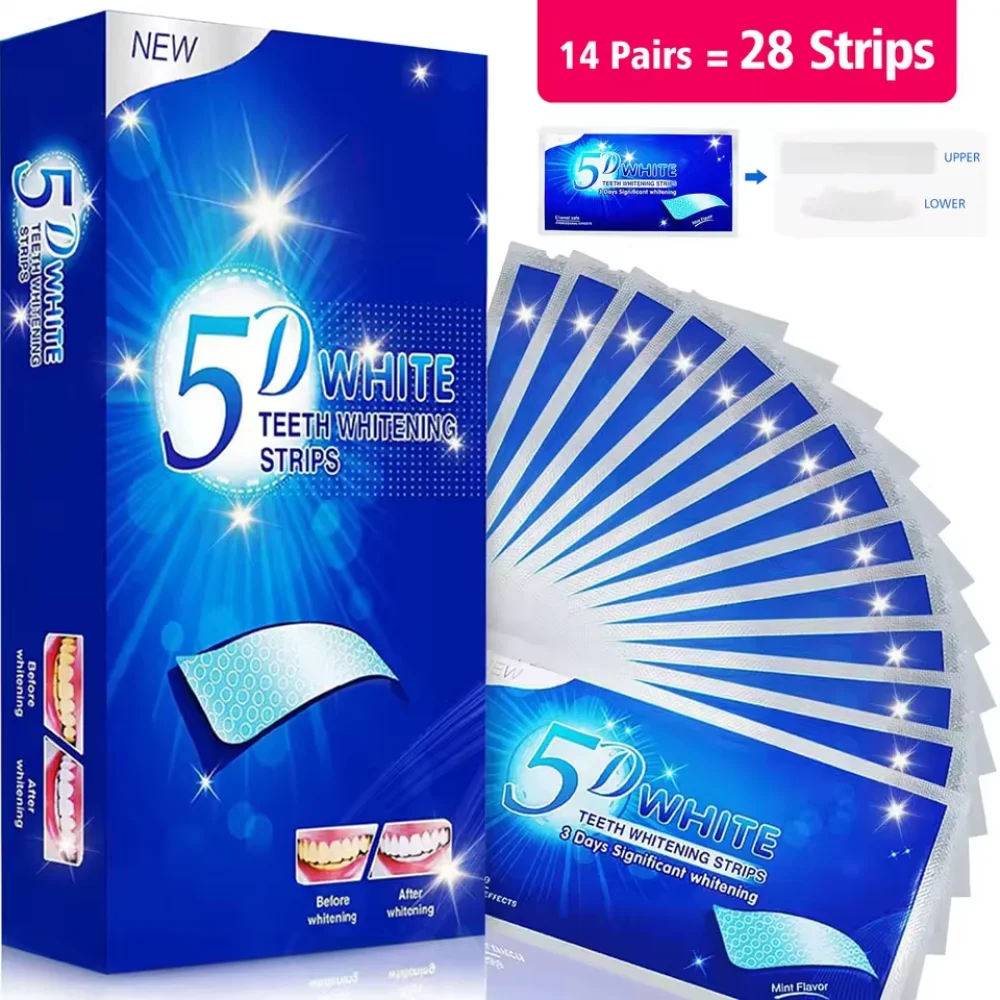 Tiras de clareamento dental 3D - Whitening Strip 3D avaliação e preço