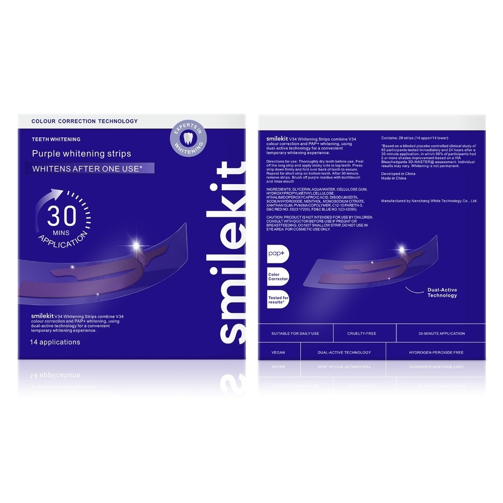 7/14 pçs nova tira de branquea - Whitening Strip 3D avaliação e preço