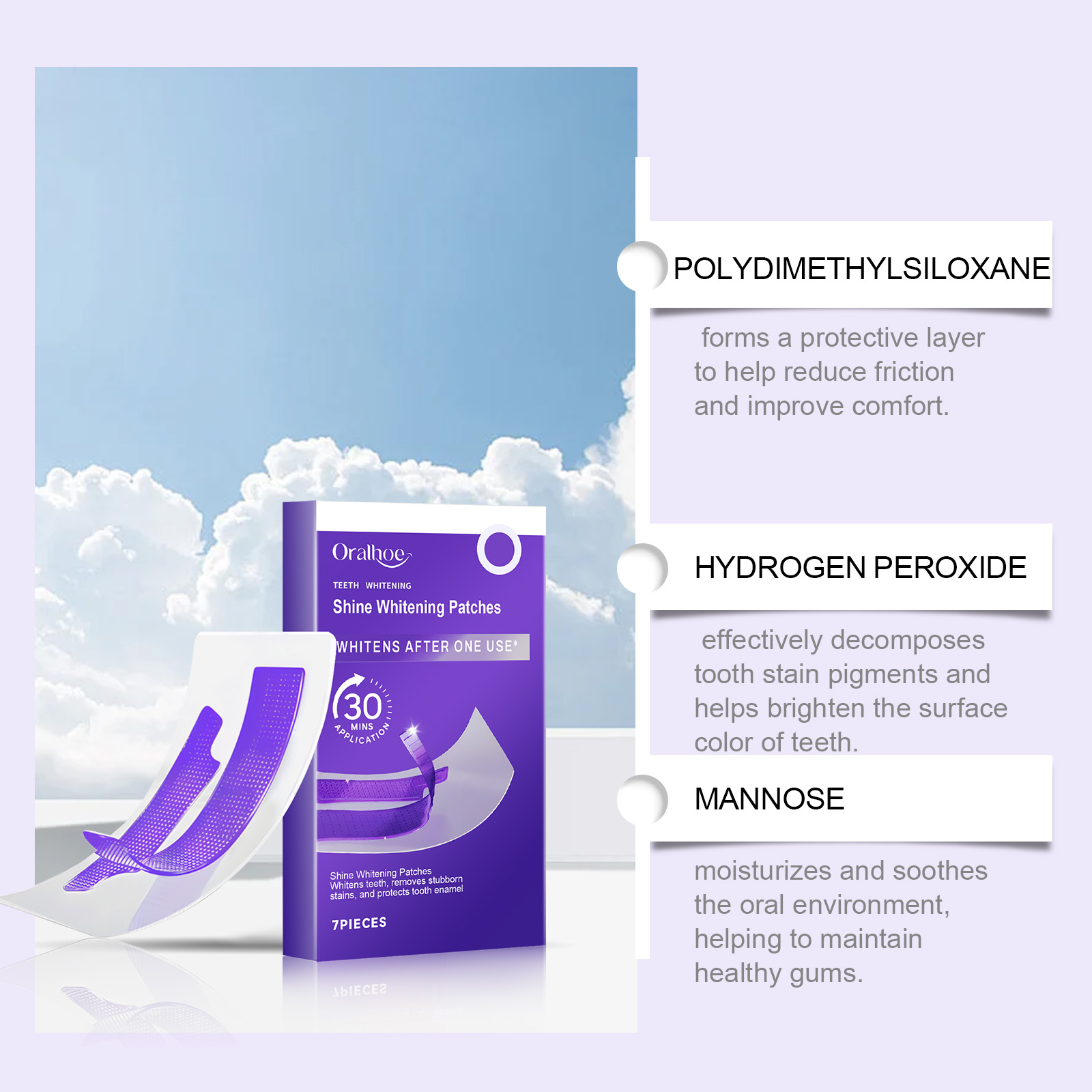 Oralhoe 7 pçs/caixa remendos d - Teeth Whitening Or Tooth Whitening avaliação e preço