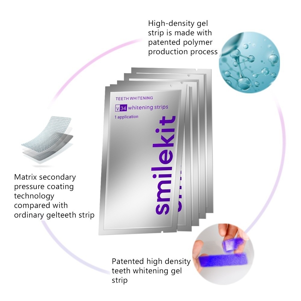 7/14 pçs tira de branqueamento - Whitening Strip 3D avaliação e preço