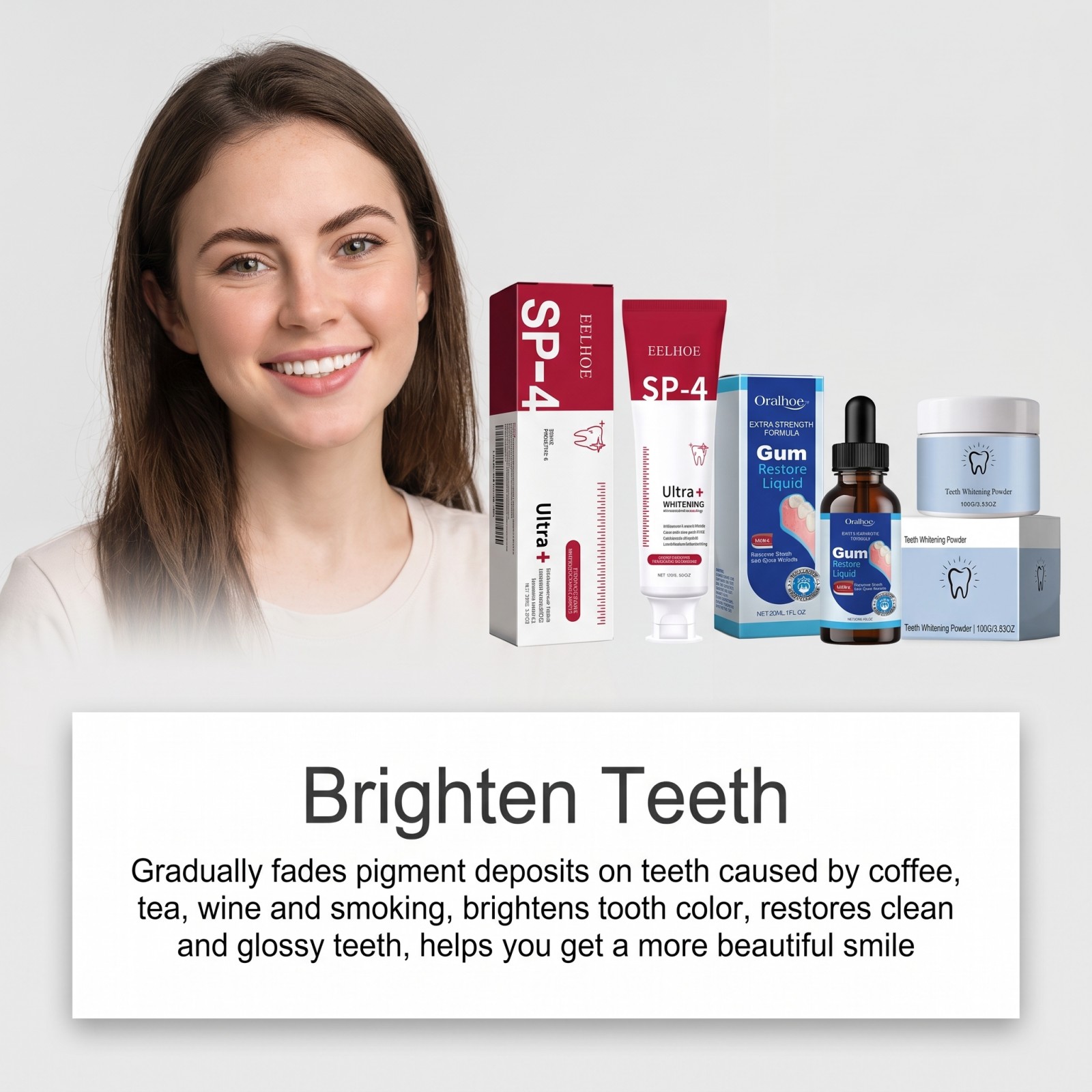 Kit de Cuidados Bucais: Pasta  - Teeth Whitening Results avaliação e preço