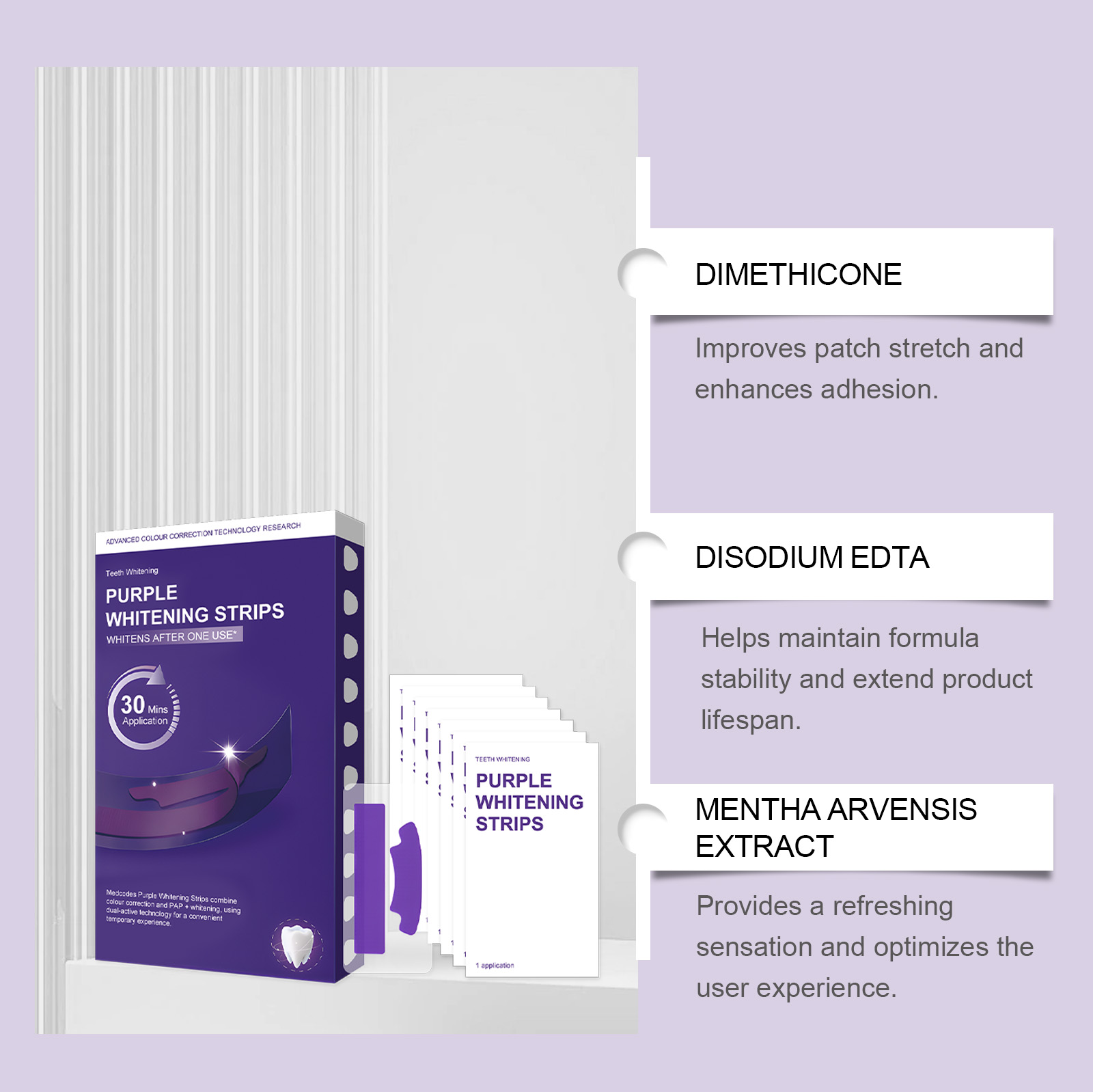Tiras Clareadoras de Dentes Ro - Teeth Whitening Ingredients avaliação e preço