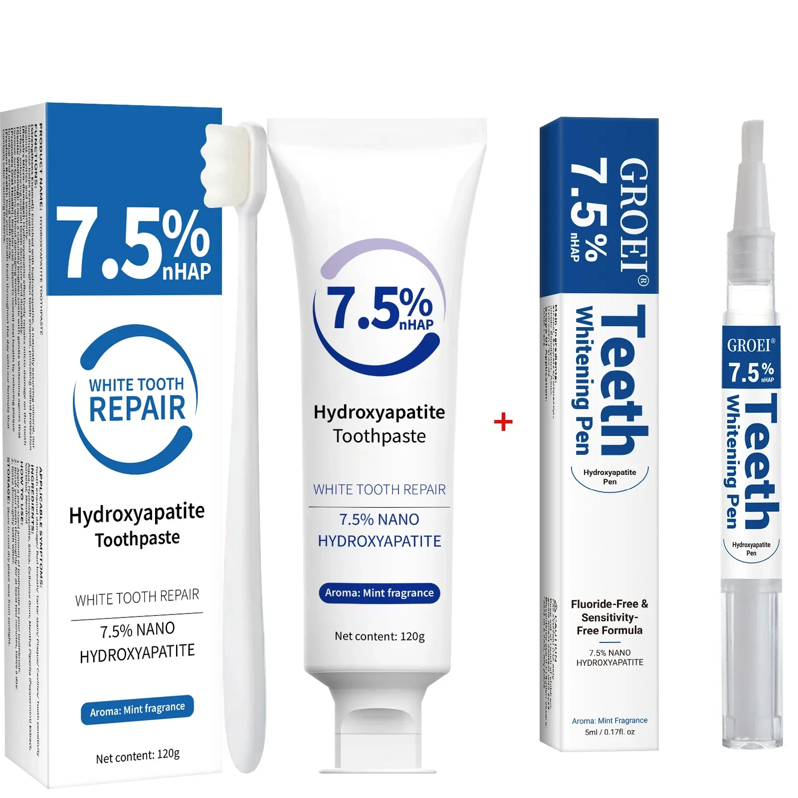 Kit de Pasta de Dente e Caneta - Remineralizing Toothpaste avaliação e preço