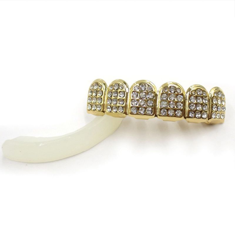 Moda hiphop aparelho de dente  - Teeth Whitening Moulds avaliação e preço