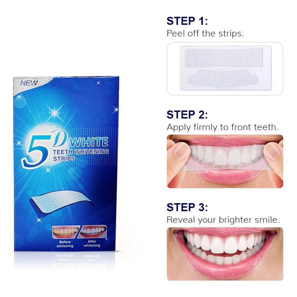 Adesivos de clareamento dental - Whitening Strip 3D avaliação e preço