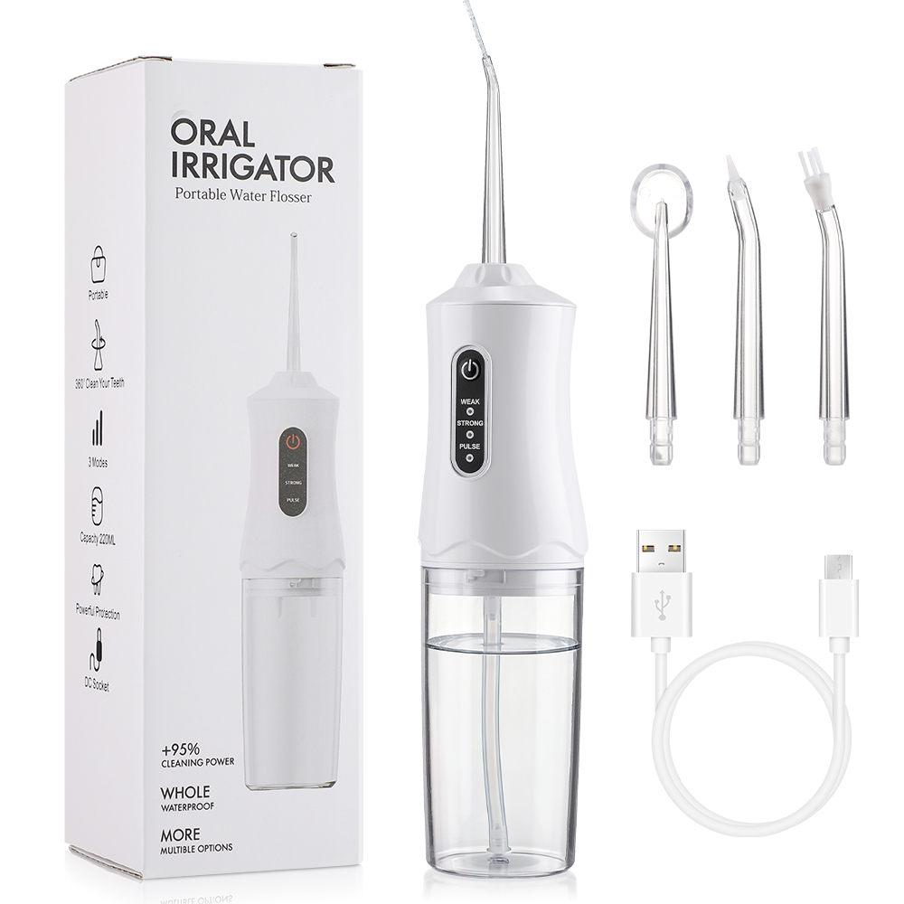 Irrigador oral portátil com 3  - Teeth Whitening Or Tooth Whitening avaliação e preço