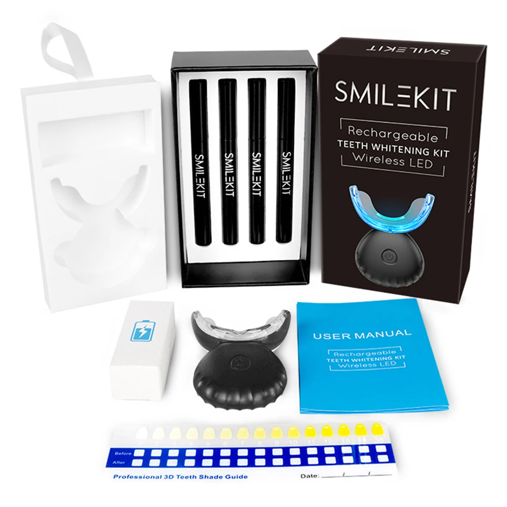 Kit de clareamento dental dos  - Teeth Whitening Results avaliação e preço