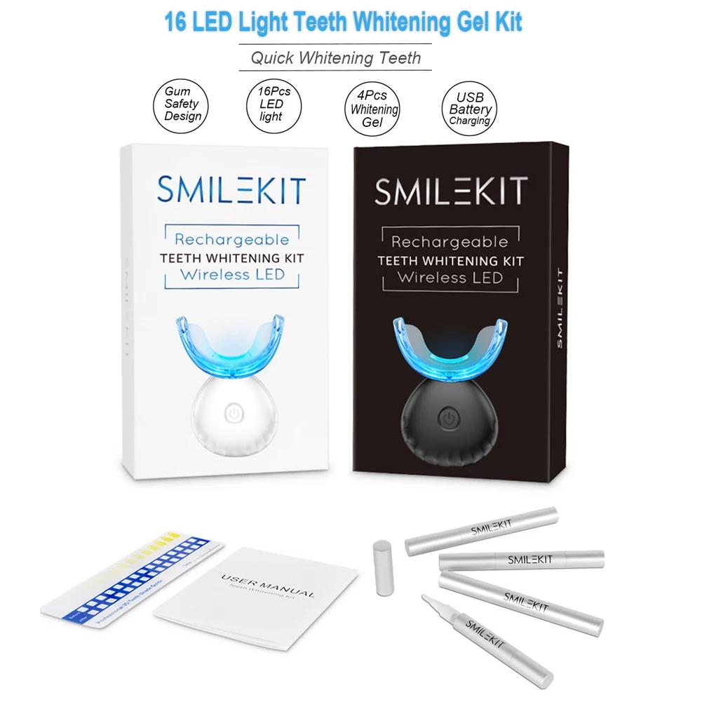 Kit de clareamento dental dos  - Teeth Whitening Results avaliação e preço