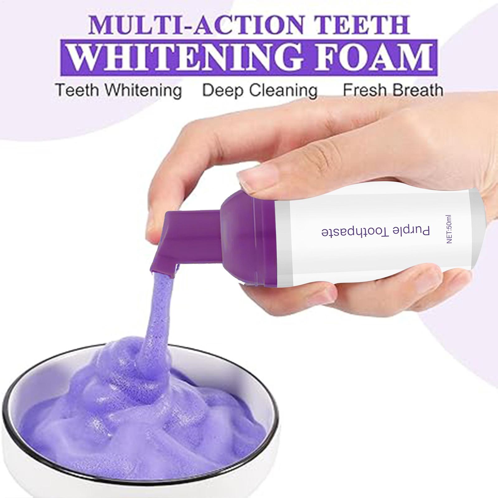 Pasta de Dente em Espuma 50ml: - Teeth Whitening Before And After avaliação e preço