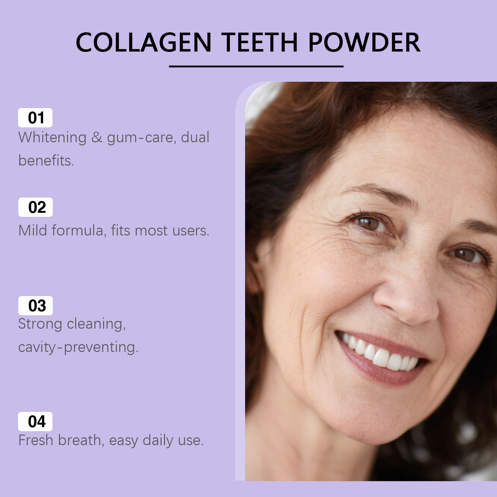 Pó Clareador de Dentes com Col - Teeth Whitening Ingredients avaliação e preço