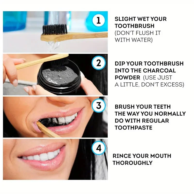 Dentes iluminando pó de clarea - Teeth Whitening Results avaliação e preço
