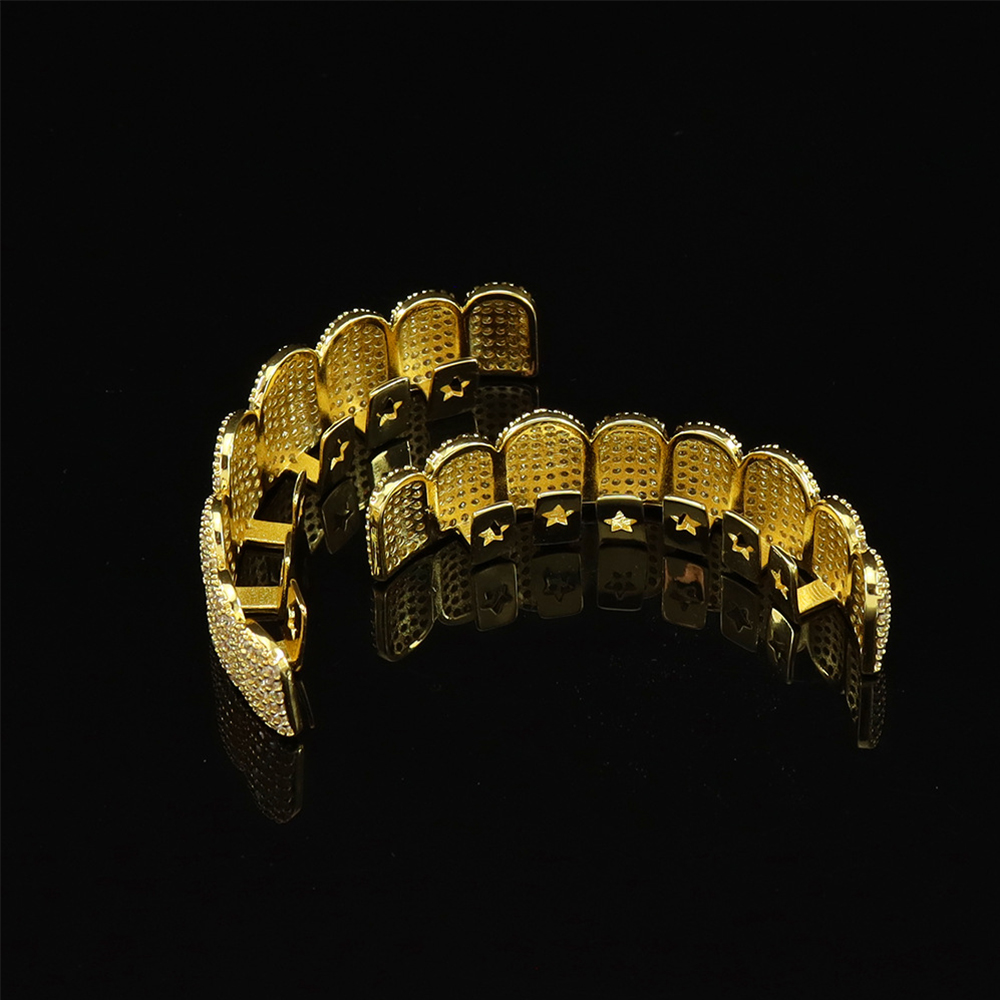 Grillz de Dentes Dourados Tota - Teeth Whitening Moulds avaliação e preço