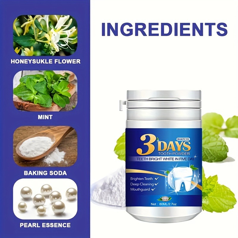 1 pçs pó de clareamento dos de - Teeth Whitening Ingredients avaliação e preço